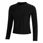 Nike Bekleidung Nike Court Dri-Fit Advantage Longsleeve Damen-Schwarz,Schwarz