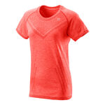 Wilson Bekleidung Wilson Power Seamless T-Shirt Damen-Koralle