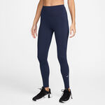 Nike Bekleidung Nike Dri-FIT One High Rise Tight Damen - dunkelblau, weiß