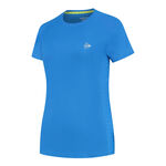 Dunlop Bekleidung Dunlop Club Crew T-Shirt Damen-Blau