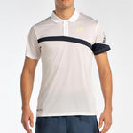 Bullpadel Bekleidung Bullpadel Lucir Polo Herren-Weiß