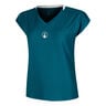 Create Volley T-Shirt Damen-Petrol,Weiß