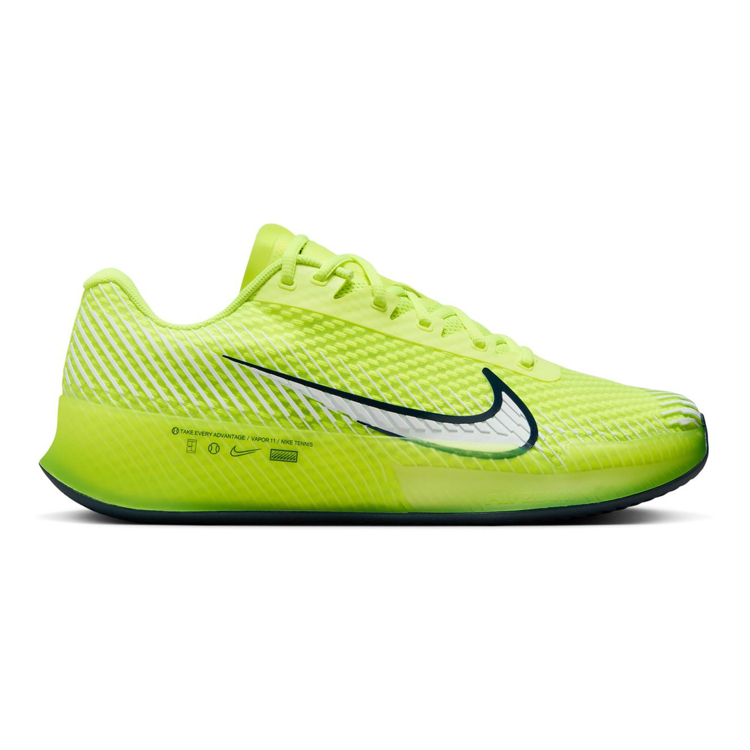 Air Zoom Vapor 11 Sandplatzschuh Herren Neongelb