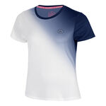 BIDI BADU Tennisbekleidung BIDI BADU Crew Fade 2.0 T-Shirt Damen-dunkelblau, wei&szlig;