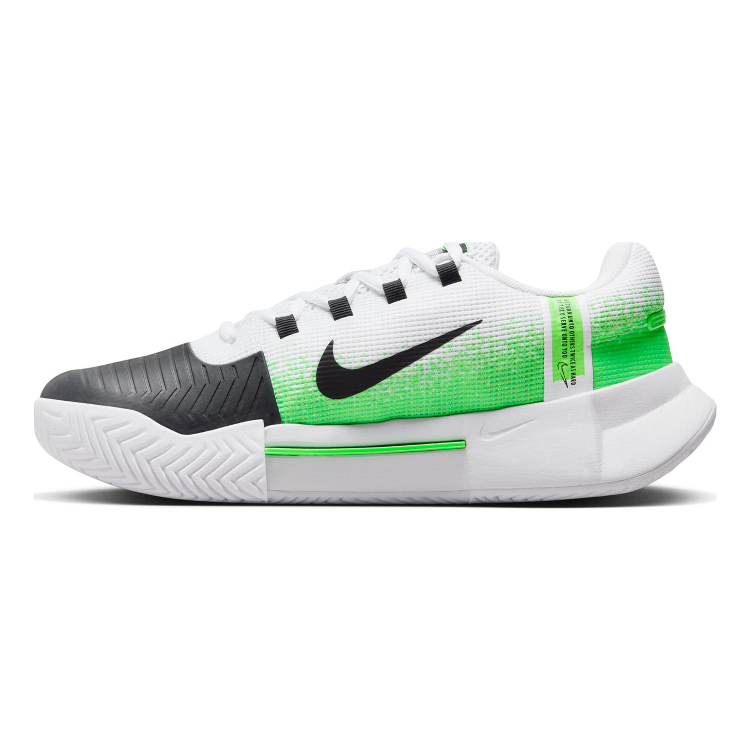 Nike Zoom GP Challenge 1 Allcourtschuh Damen - weiß, neongrün
