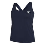 Quiet Please Bekleidung Quiet Please Serve & Volley 2.0 Tank-Top Damen-Dunkelblau
