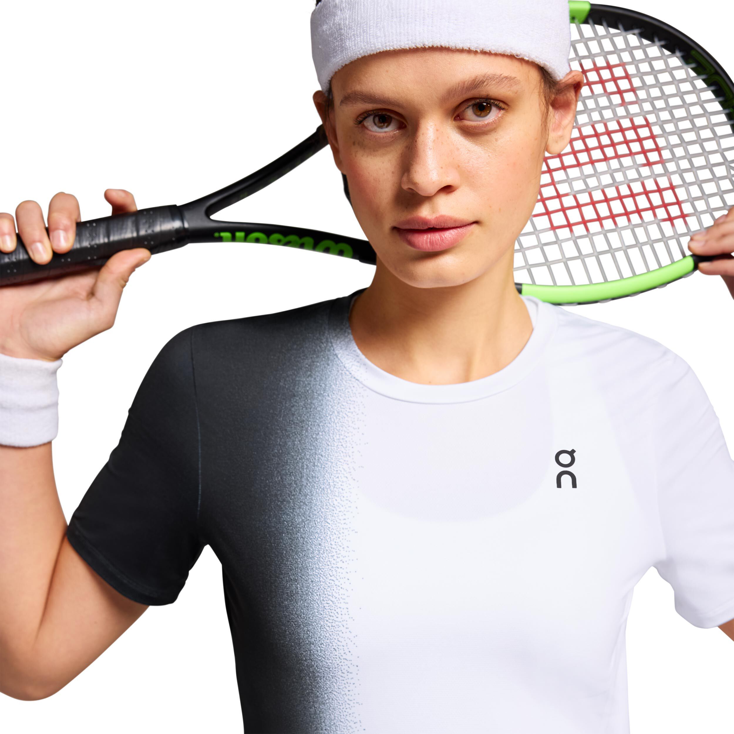On Court T-Shirt Damen Schwarz, Weiß online kaufen | Tennis
