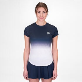 Bild von Crew Gradiant T-Shirt Damen-Dunkelblau,Weiß