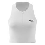 adidas Bekleidung adidas Y-3 Crop Tank-Top Damen-Grau