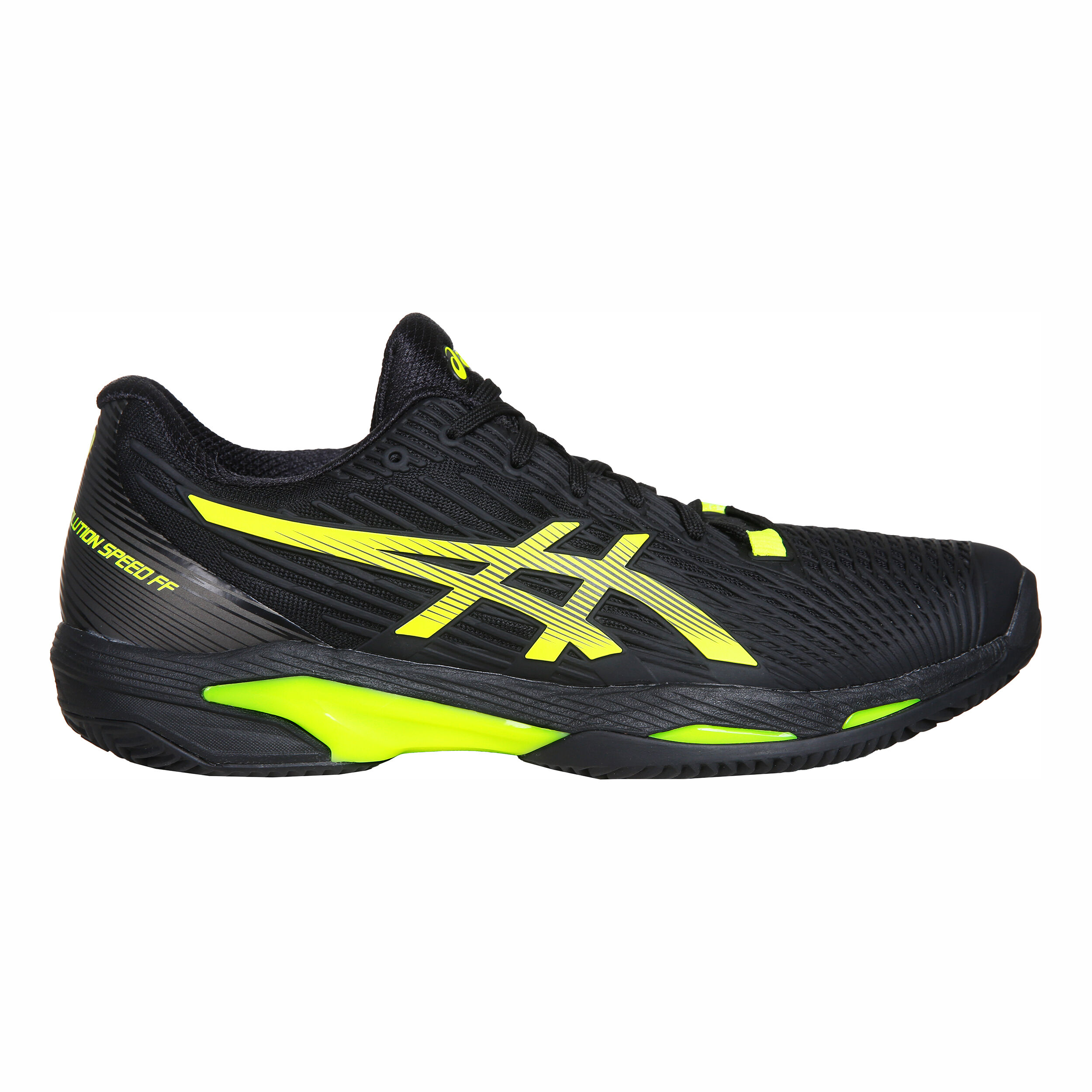 Solution Speed FF 2 Sandplatzschuh Herren Schwarz Neongelb