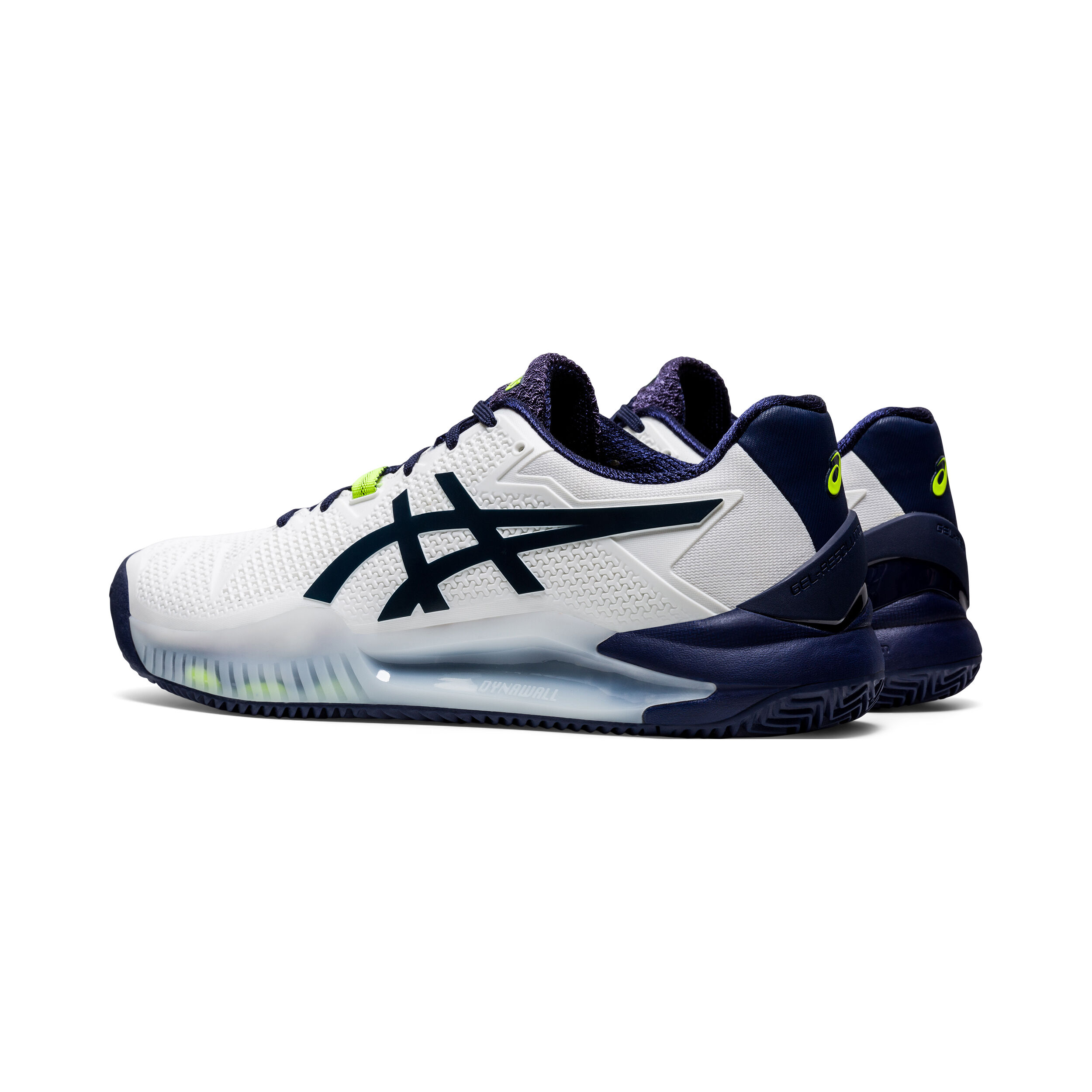 ASICS Gel Resolution 8 Clay Sandplatzschuh Herren WeiB Dunkelblau online kaufen Tennis Point DE