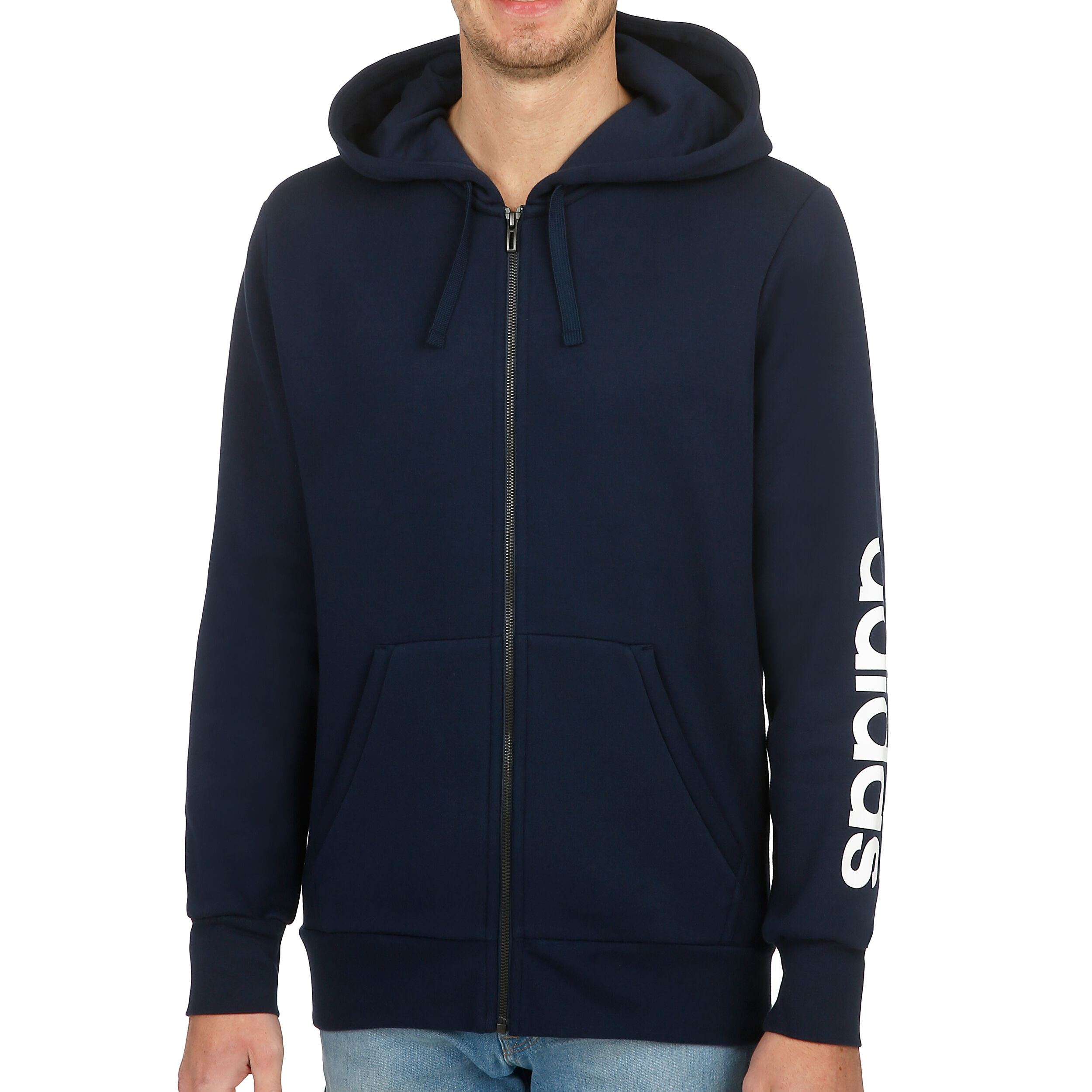Adidas men's essential linear pullover hoodie 2025