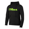 Script Hoody Herren - schwarz, 