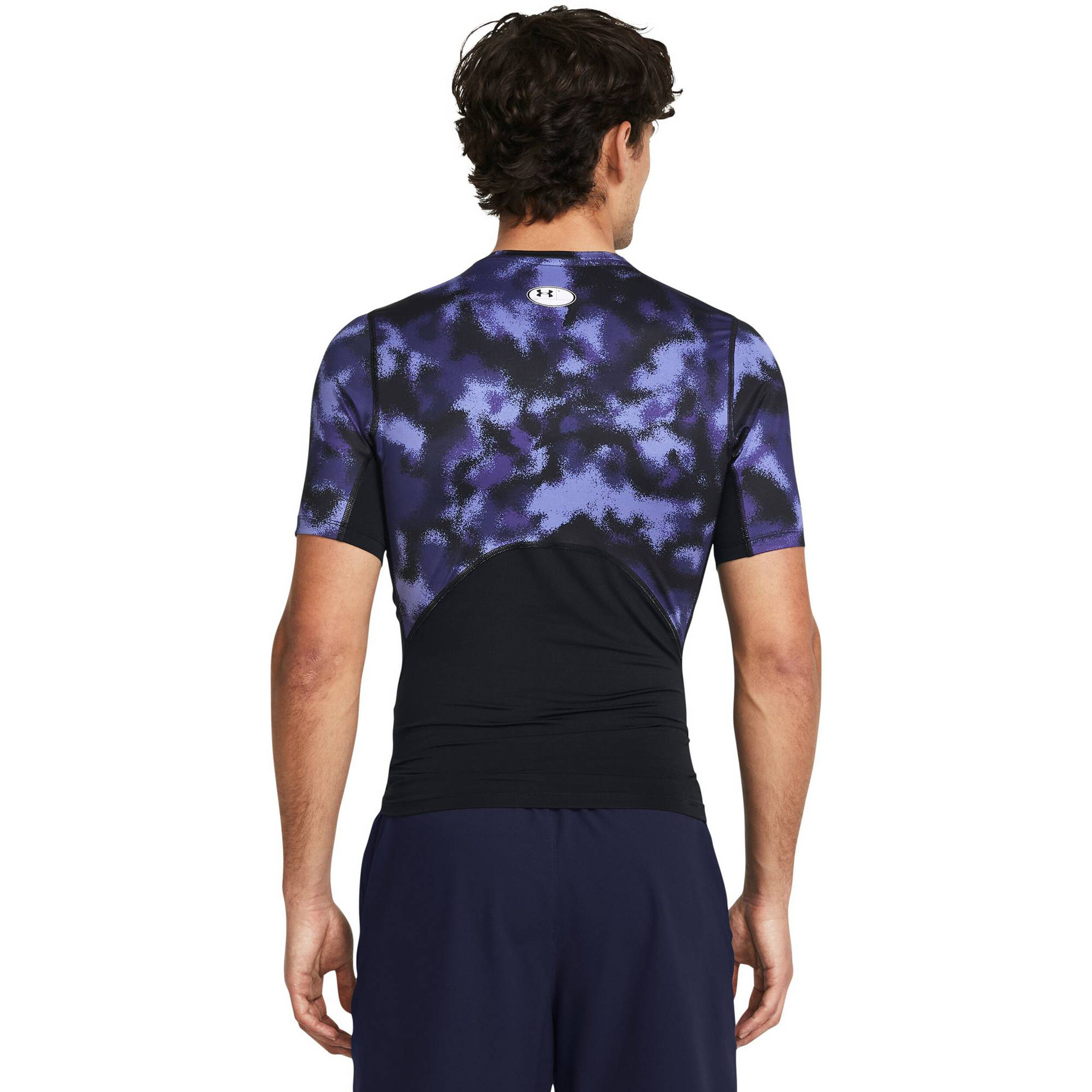 Heatgear Printed T Shirt Herren Lila