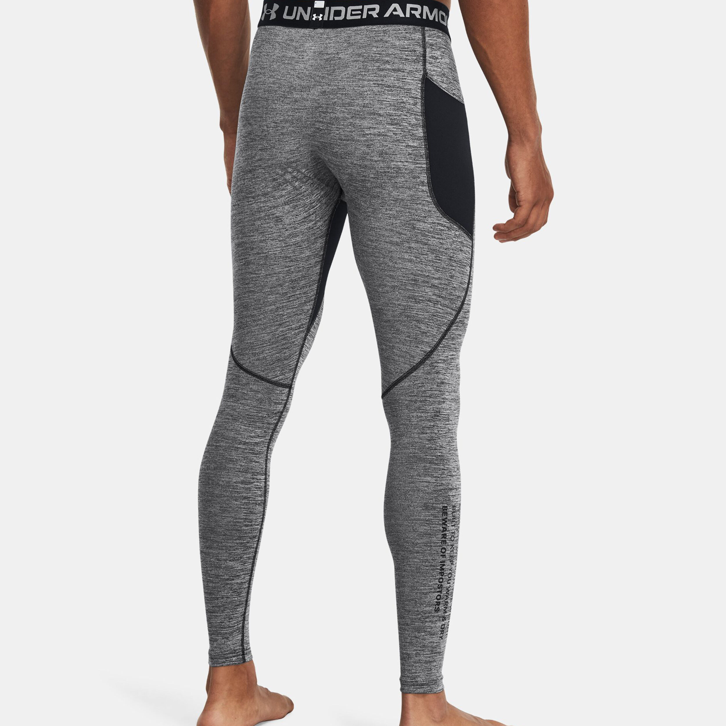 Under Armour Coldgear Twist Tight Herren Grau Schwarz online kaufen Tennis Point DE