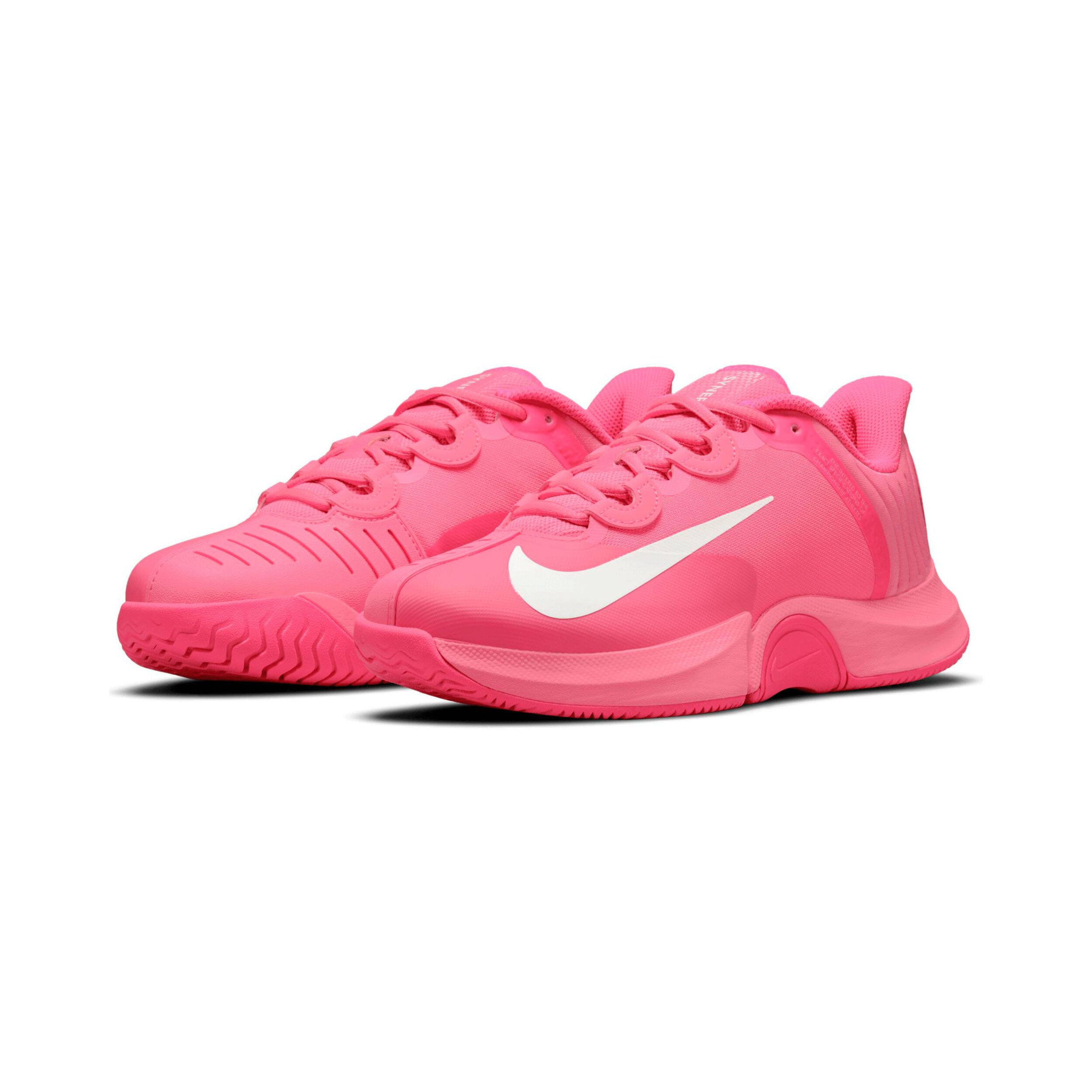 Hot pink tennis shoes nike on sale