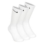 Nike Bekleidung Nike Everyday Cush Crew Sportsocken 3er Pack-Wei&szlig;,Schwarz