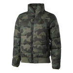 Quiet Please Bekleidung Quiet Please Camou Supercourt Daunenjacke Damen-Oliv,Khaki