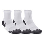 Under Armour Bekleidung Under Armour Performance Tech Quarter Tennissocken 3er Pack-Weiß