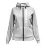 Club Original Full Zip Sweatjacke Damen-Hellgrau