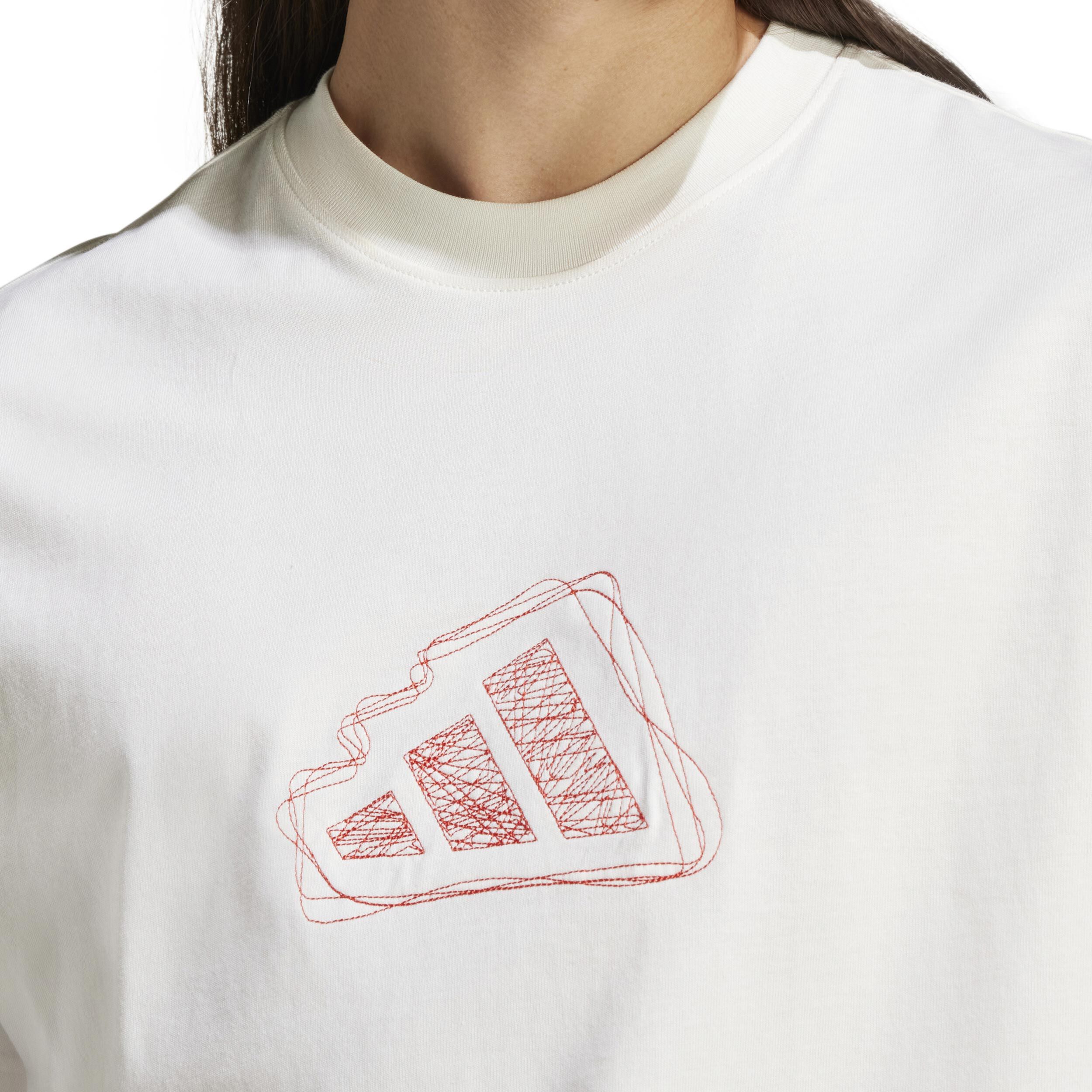 All white adidas shirt best sale