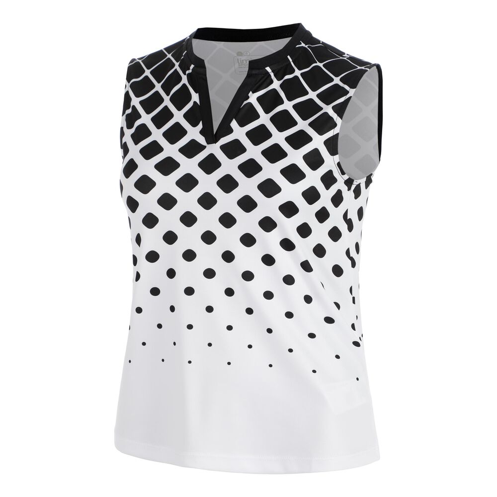 Лимитированная спортивная футболка Damen без рукавов Tanja Tank-Top weiß