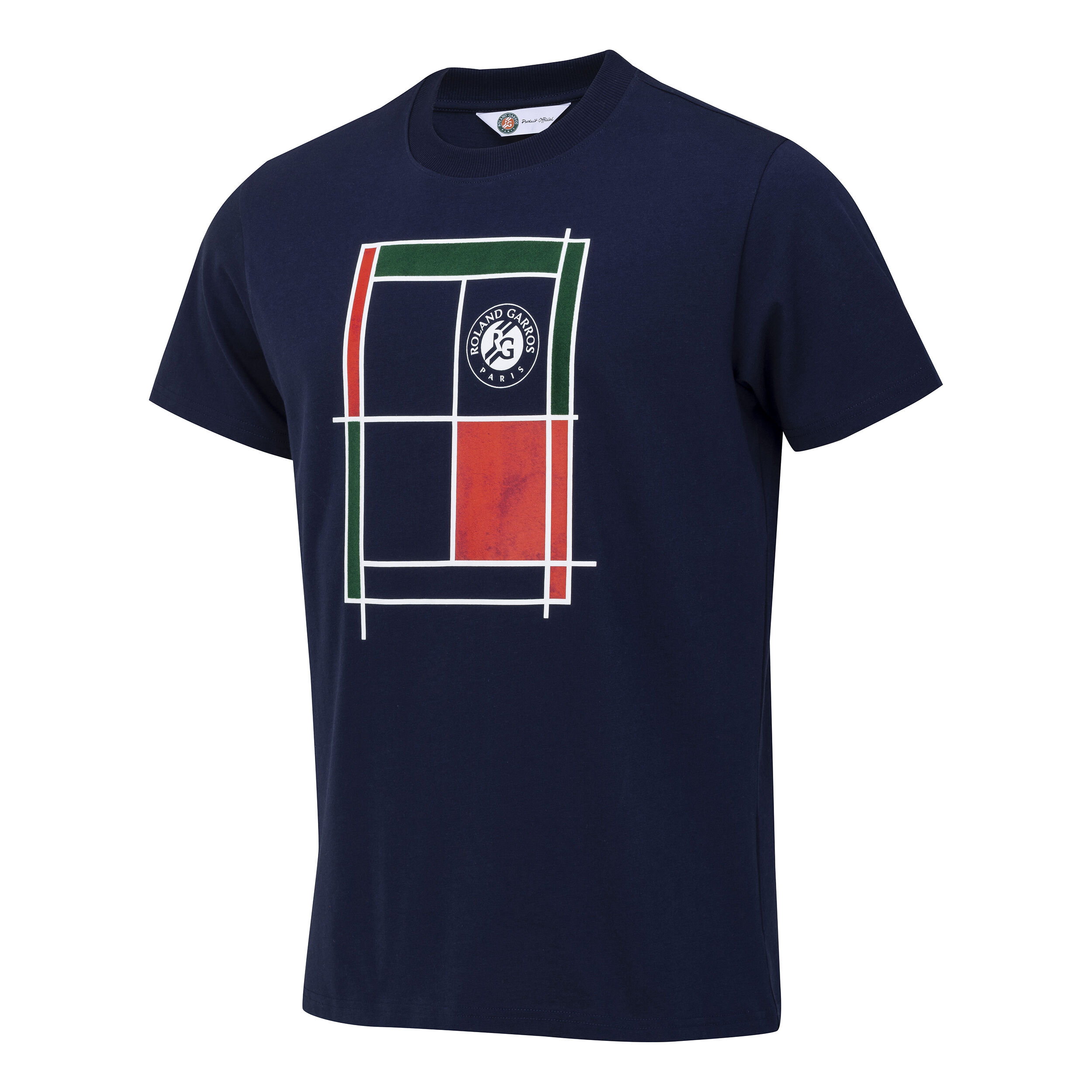 Футболка Roland Garros Herren Tee-футболка для корта dunkelblau