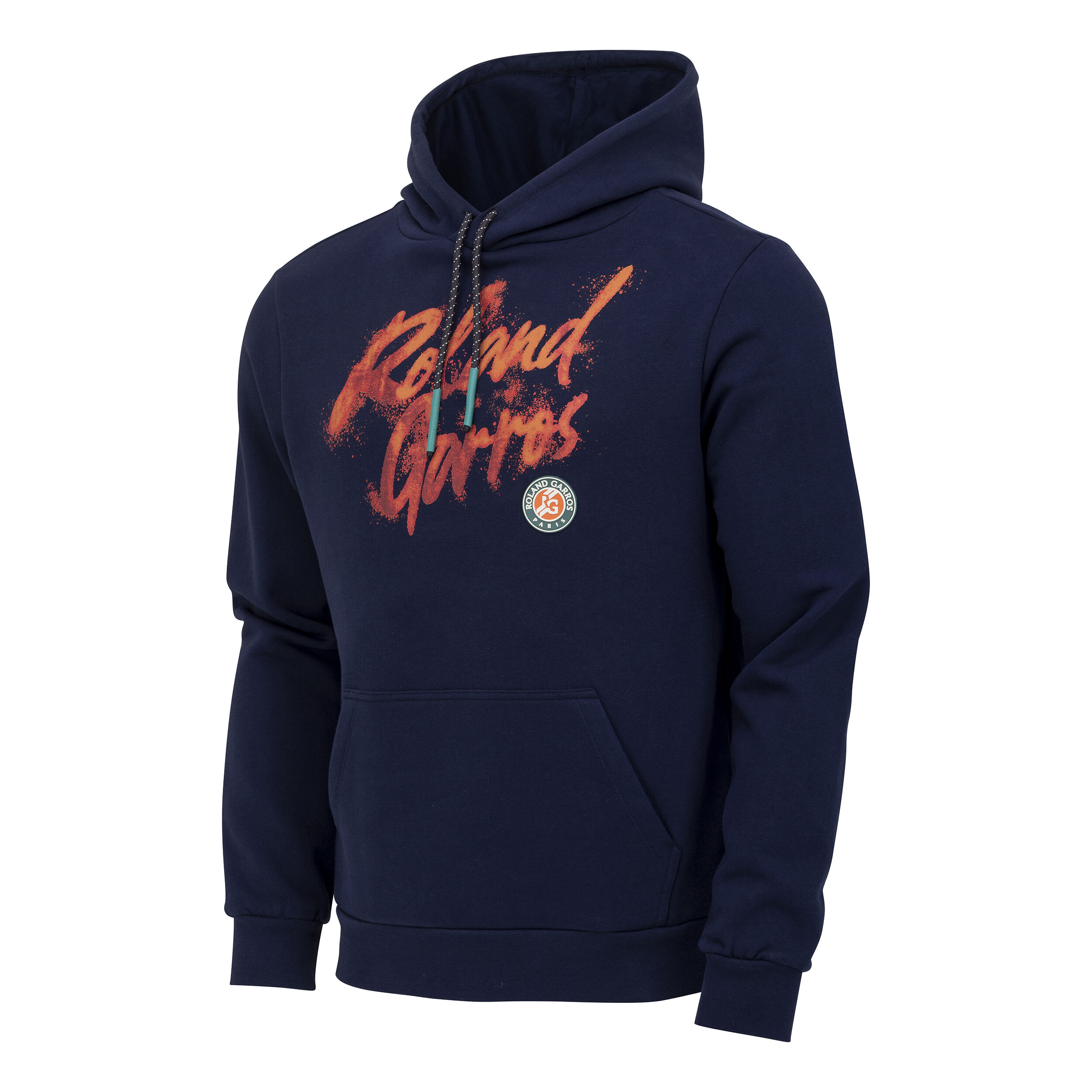 Толстовка с капюшоном Roland Garros Herren Sweat Capuche dunkelblau S