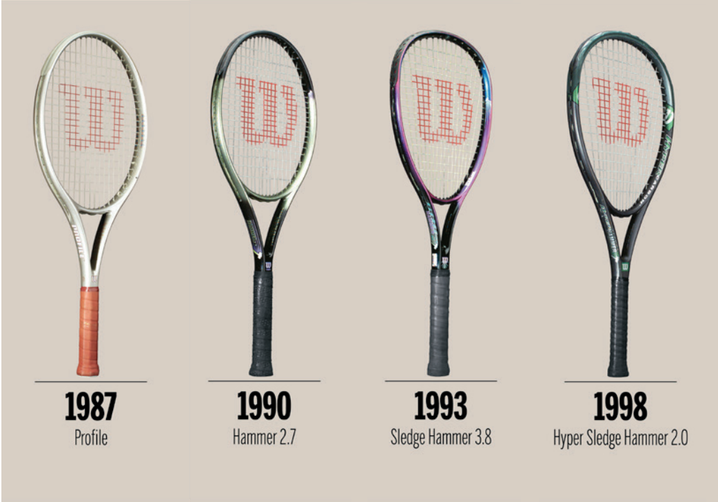 Wilson Tennis brennen Excel 112 Schläger Kopf Abdeckung