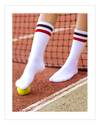 Knielange Herren-Socken Sportsocken Tennisspieler 80er Jahre Tennissocken 38-43 